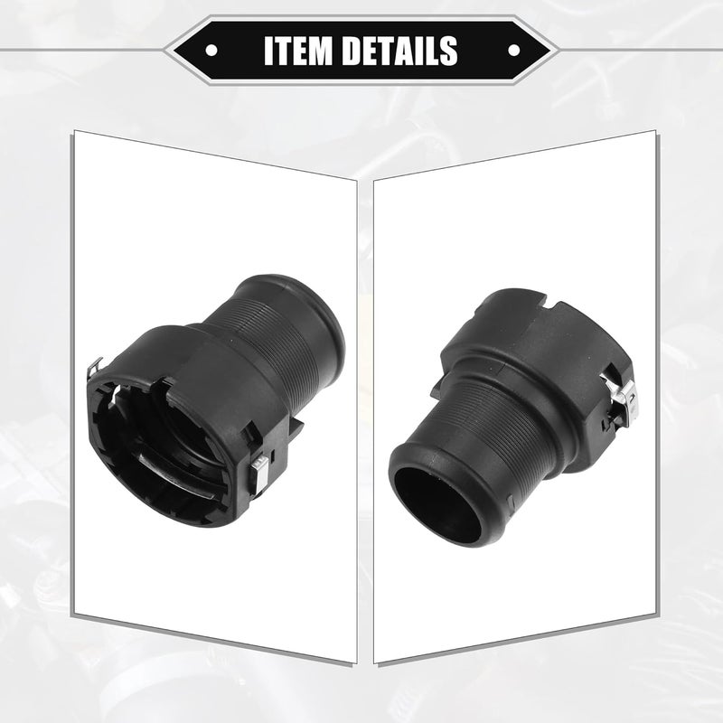 VekAuto Lower Radiator Connector Hose Compatible for Hyundai Tucson 2016-2021, Durable Plastic Black Inner - Image 5
